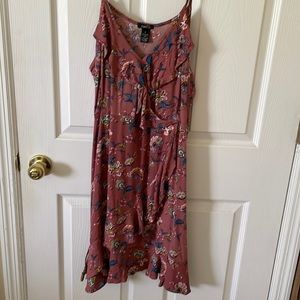 XL Rue 21 Mauve spaghetti strap dress with Belt